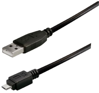 Slika USB 2.0 TIP A-Micro B M/M,  1.0 m, Transmedia C250-1L