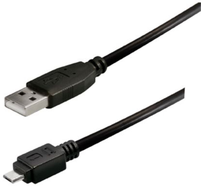 Slika USB 2.0 TIP A-Micro B M/M,  1.8 m, Transmedia C250-L