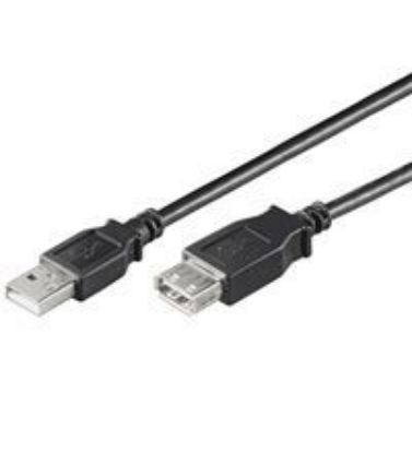 Slika USB 2.0 TIP A-A M/F  3.0 m, NaviaTec USB-221