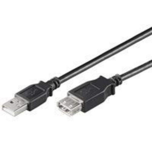 Slika USB 2.0 TIP A-A M/F  3.0 m, NaviaTec USB-221