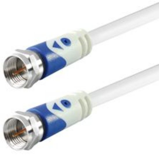 Slika TV-SAT kabel F-plug straight - F-plug straight  2,5 m Transmedia FH 100-2,5
