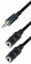 Slika Kabel 1x 3.5mm Jack M - 2x 3.5mm Jack F  0,2 m Transmedia A71-L