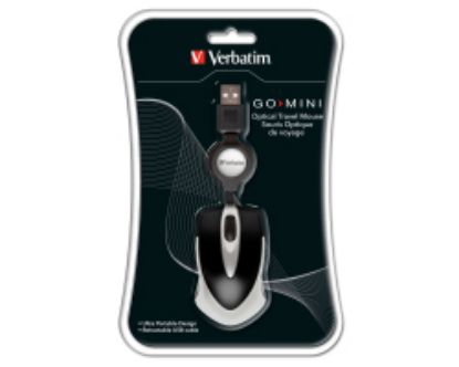 Slika Verbatim GO Mini Optical Travel Mouse USB3.0/2.0, crni