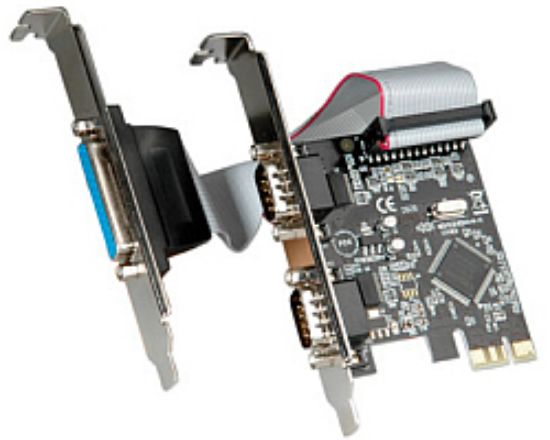 Slika PCIe 2x serial, 1 x parallel Roline VALUE