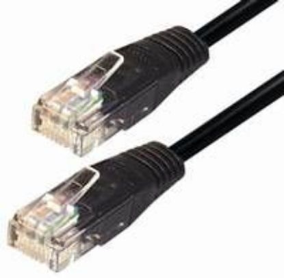 Slika Patch kabel Cat 5e UTP   2.0 m, crni, Transmedia, TI9-2EL