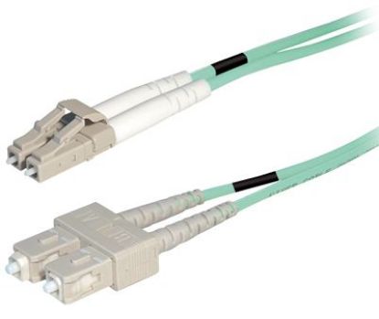 Slika Optički patch kabel LC-SC duplex, multimode 50/125µm  1 m, Transmedia OM 44-1