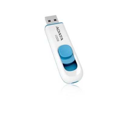 Slika USB 2.0 Flash Memory Drive  32GB ADATA C008 White, AC008-32G-RWE
