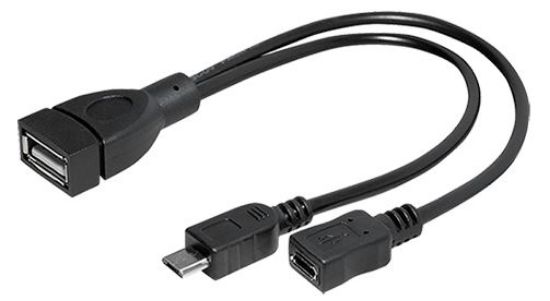 Slika USB 2.0 TIP A-Micro B/Micro B F/M/F 0.2 m, Transmedia C 258 C