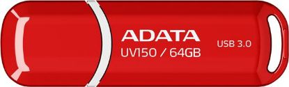 Slika USB 3.0 Flash Memory Drive  64GB ADATA DashDrive UV150 Red AD, AUV150-64G-RRD