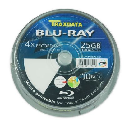 Slika Blu-Ray Traxdata CAKE 10 PRINT