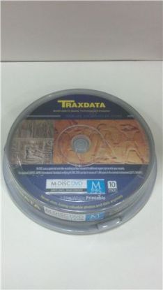 Slika DVD R M-Disc Traxdata 4.7GB 4× Printable 10 pack, 90YDVCK10PTRA