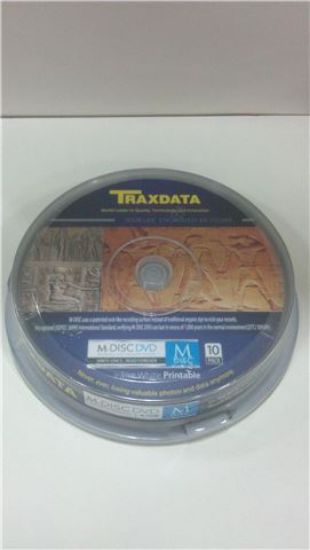 Slika DVD R M-Disc Traxdata 4.7GB 4× Printable 10 pack, 90YDVCK10PTRA