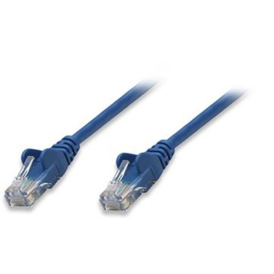 Slika Patch kabel Cat 5e UTP   0.5 m, plavi, INTElLINET, 318129