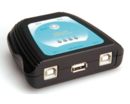 Slika USB 2.0 Switch Roline VALUE 4-portni, manulani