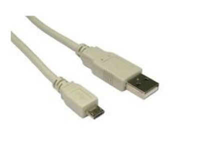 Slika USB 2.0 TIP A-Micro B M/M,  0.8 m, Roline VALUE, bež