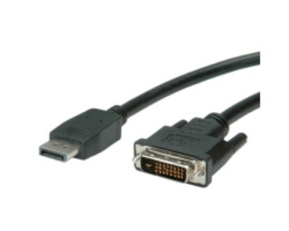 Slika Display Port M - DVI-D M kabel  2.0m Roline VALUE