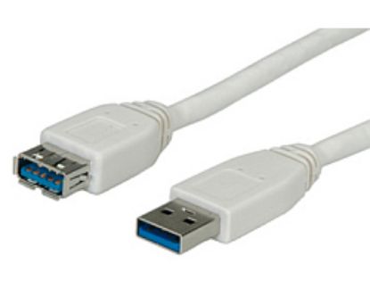 Slika USB 3.0 TIP A-A M/F  0.8 m, Roline VALUE
