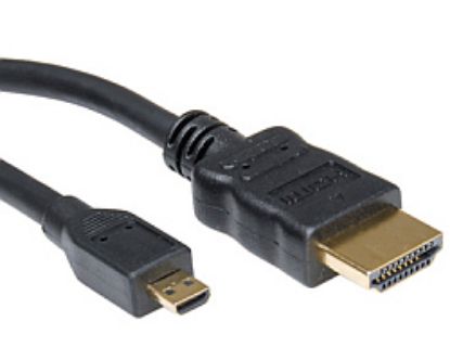 Slika HDMI kabel HDMI M - HDMI M (D - Micro) 2 m Roline High Speed with Ethernet