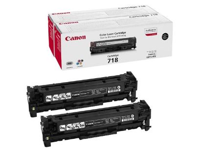 Slika Toner Canon CRG-718 BK TWINPACK, Black