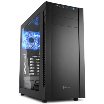 Slika Sharkoon S25-W Midi Tower ATX kućište, bez napajanja, crno