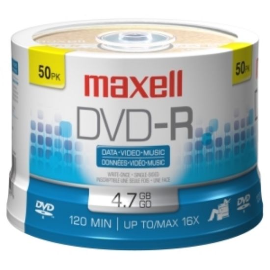 Slika DVD-R Maxell 4.7GB 16x, 50 kom spindle