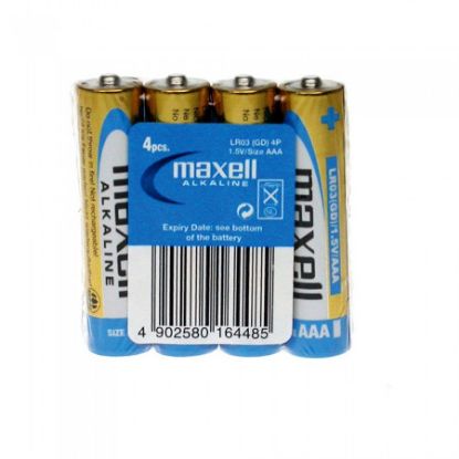 Slika AAA (R03) 1,5 V Maxell (4-pack shrink)