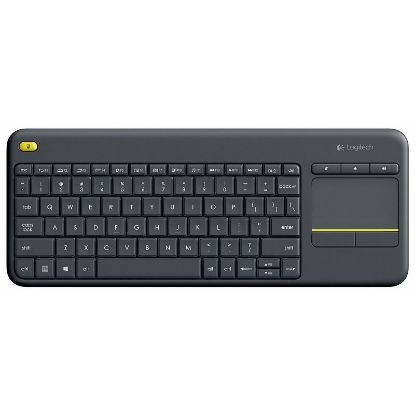 Slika Logitech K400 Plus Wireless Touch Keyboard Black