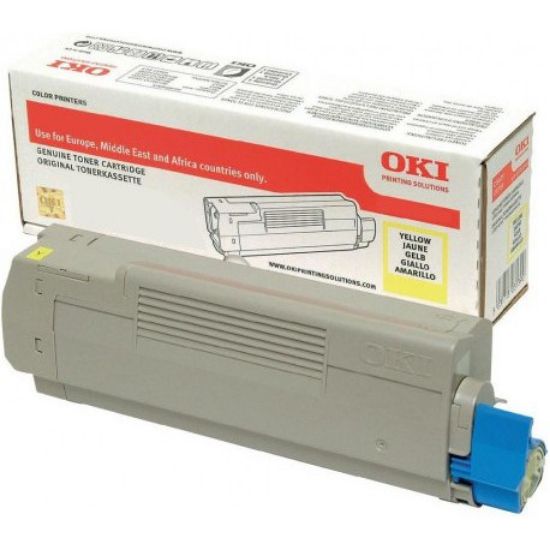 Slika Toner C833/843, žuti, 10k