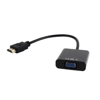 Slika HDMI M - VGA F adapter cabel Gembird, black