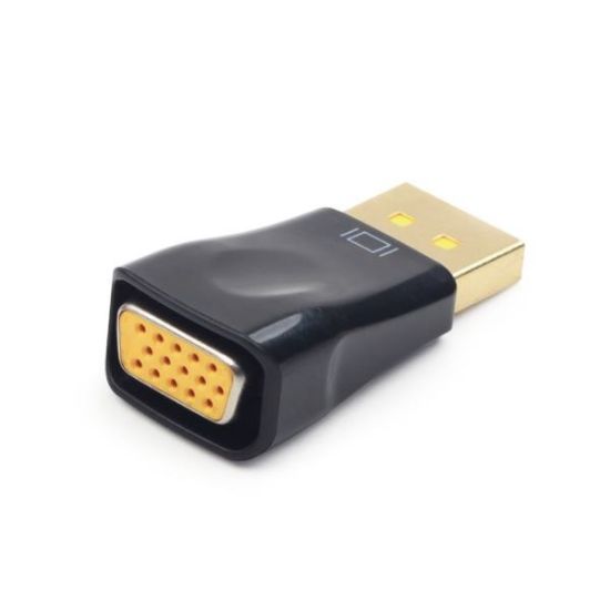 Slika Display Port M - VGA F adapter Gembird, black