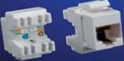 Slika PATCH MODULE Keystone Cat.5e 19" (RJ-45) black - for 26.11.0344