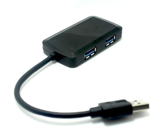 Slika USB Hub 3.0 4-port Asonic, plastično kućište, N-UH322