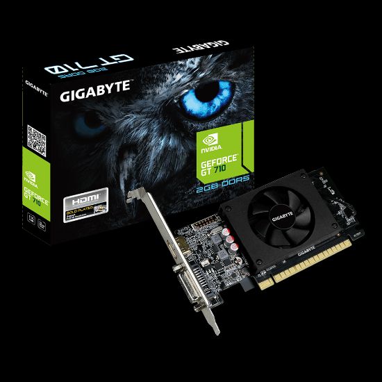 Slika GeForce GT710 2GB DDR5 64-bit Gigabyte, GVN710D52L-00-G