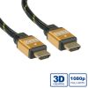 Slika HDMI kabel HDMI M - HDMI M   2 m Roline GOLD kabel sa mrežom