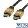 Slika HDMI kabel HDMI M - HDMI M   5 m Roline GOLD kabel sa mrežom