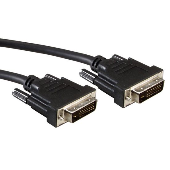 Slika DVI cable DVI-D - DVI-D dual link  2 m, Roline VALUE