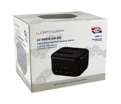 Slika HDD Docking station USB 3.0 - LC-Power LC-DOCK-U3-III