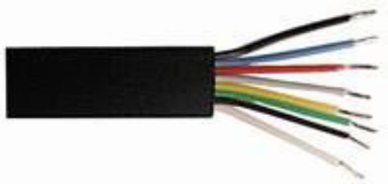 Slika Telefonski kabel 8 - žični 100m, crni, Transmedia TK4-100SRL