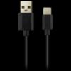 Slika USB 2.0 TIP A-C M/M,  1.8 m, Canyon, Black, CNE-USBC2B