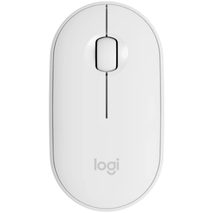 Slika Logitech M350S Pebble 2 Bluetooth Mouse, TONAL WHITE