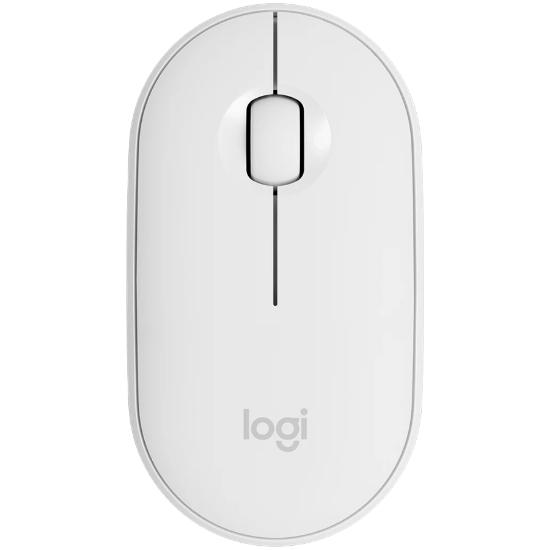 Slika Logitech M350S Pebble 2 Bluetooth Mouse, TONAL WHITE