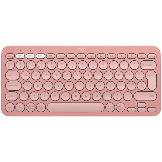 Slika Logitech K380S Multi-Device Bluetooth Keyboard, TONAL ROSE