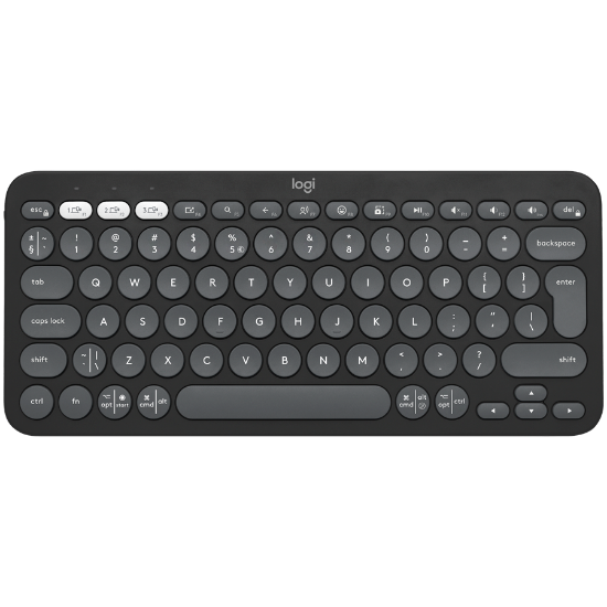 Slika Logitech K380S Bluetooth Keyboard, TONAL GRAPHITE