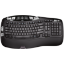 Slika Logitech Wave Bluetooth ergonomic keyboard, GRAPHITE