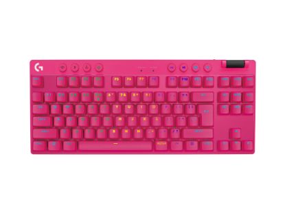 Slika Logitech G PRO X TKL LIGHTSPEED Mechanical Gaming Keyboard, MAGENTA