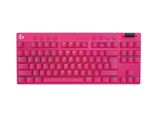 Slika Logitech G PRO X TKL LIGHTSPEED Mechanical Gaming Keyboard, MAGENTA
