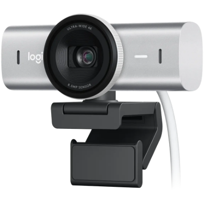 Slika Logitech MX Brio 4K Ultra HD Webcam, Pale Grey