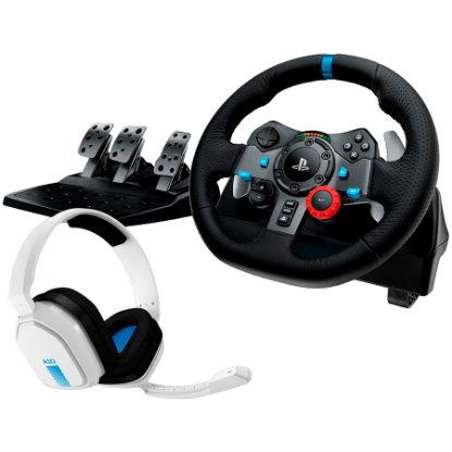 Slika Logitech G29 Driving Force Racing Wheel for PlayStation5 and PlayStation4, White, USB