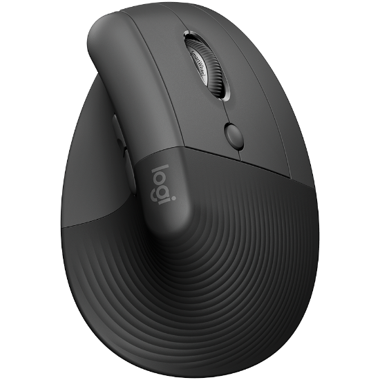 Slika Logitech Lift Vertical Ergonomic Mouse, GRAPHITE /BLACK