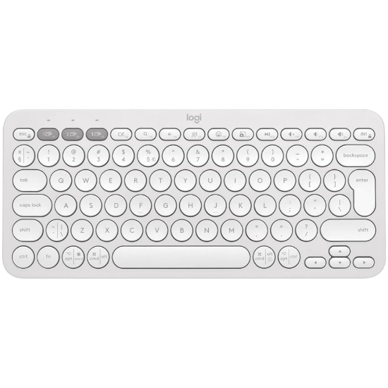 Slika Logitech K380S Multi-Device Bluetooth Keyboard, TONAL WHITE